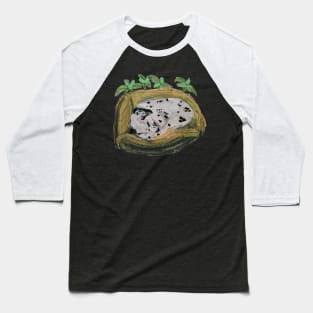 Little Basil Black Ears Baseball T-Shirt